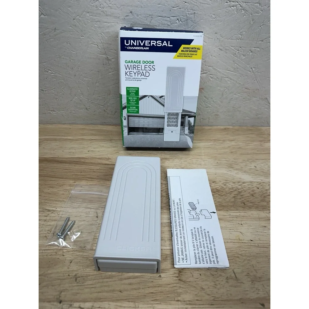 Chamberlain Universal Garage Door Wireless Keypad KLIK2U-P2
